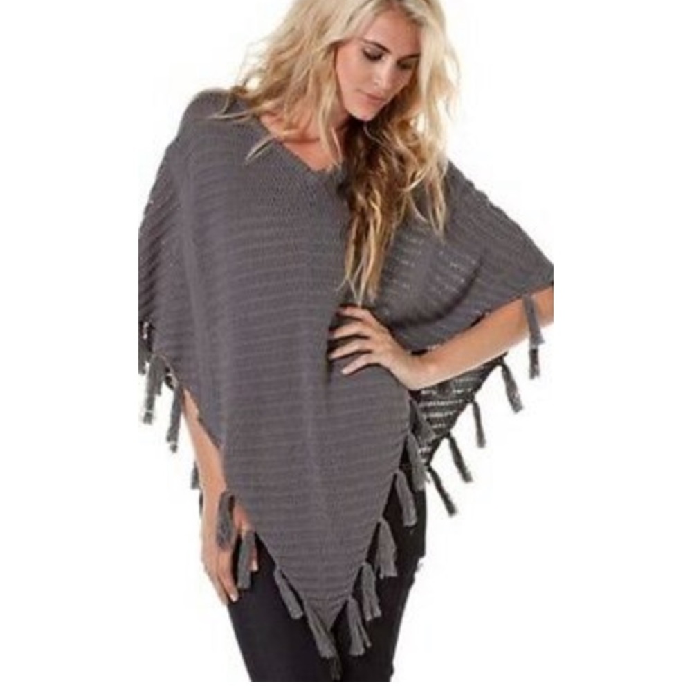 Volcom Fringed Poncho